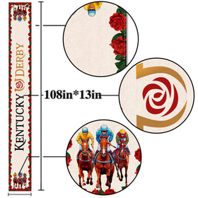Nepnuser Kentucky table runner decor ideas for kitchen or living room tables.