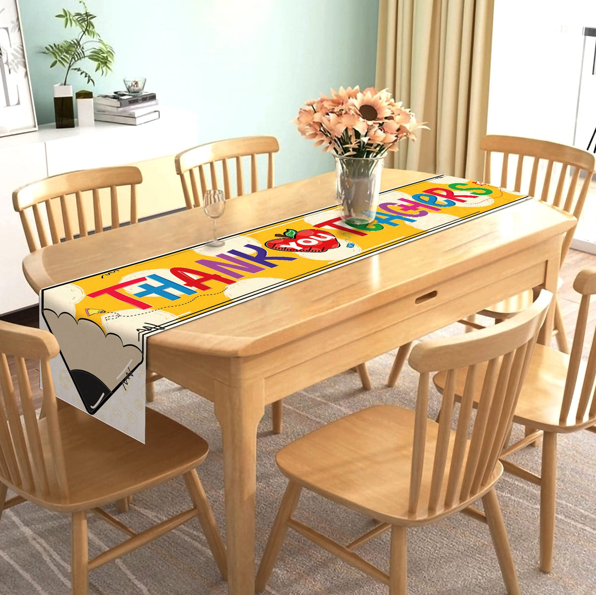 Nepnuser natural linen burlap look table runner adds rustic charm to daily meals