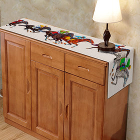 Nepnuser rustic farmhouse table decor runner for everyday meals.