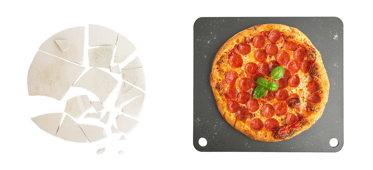 Heavy-duty NerdChef Steel Stone built to last in busy kitchens.