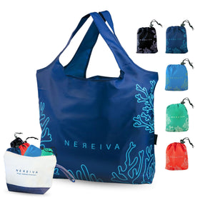 Nereiva foldable bags with carry pouch are perfect for quick grocery trips.