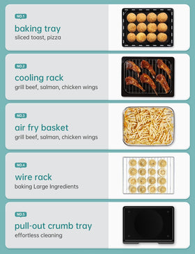 Neretva 21QT 6-in-1 on a kitchen countertop saves space.