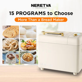 Neretva bread machine control panel close-up showing quick program selection