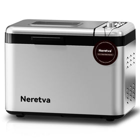 Neretva bread maker 3.3lb capacity for family loaves with even browning.