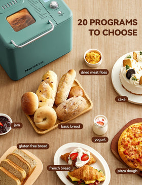 Neretva bread maker ceramic pan close-up shows easy-release nonstick surface