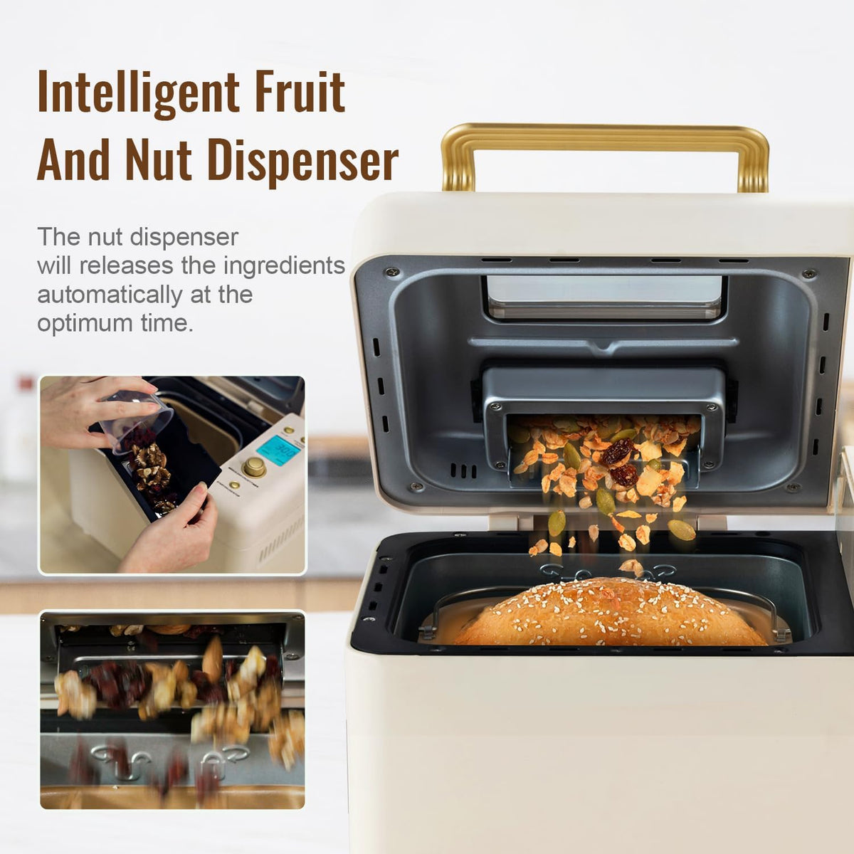 Neretva nonstick ceramic bread pan close-up eases release and cleaning