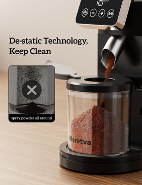 Neretva 20° angled outlet reduces residue and keeps the counter tidy.