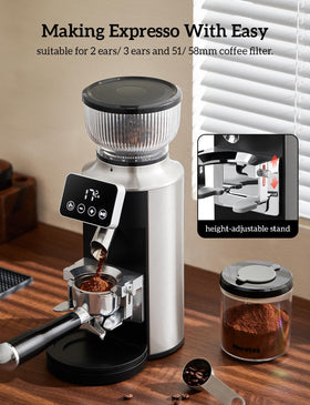 Neretva ground coffee jar shows convenient storage for freshly ground coffee.