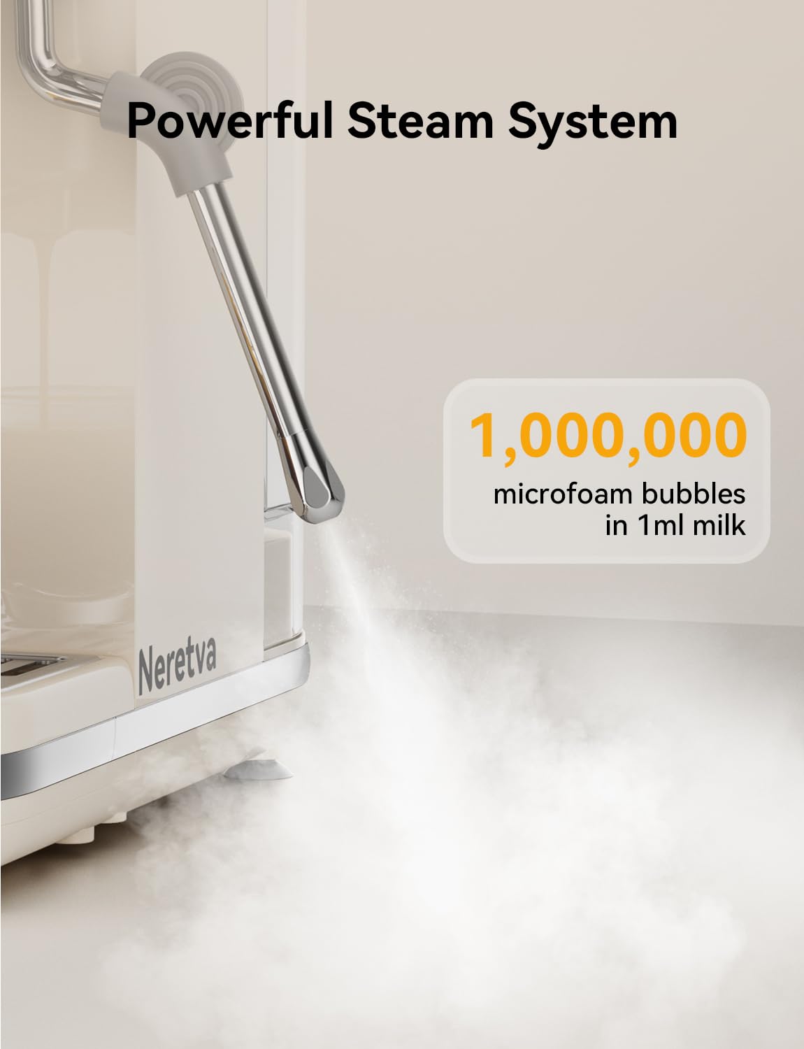 Neretva stainless steel body blending durability with a sleek kitchen look.