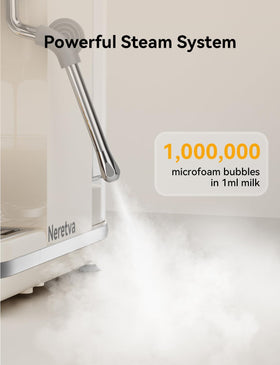Neretva stainless steel body blending durability with a sleek kitchen look.