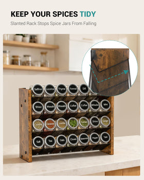 NESAPTO wall-mount option keeps jars secure while freeing shelf space.