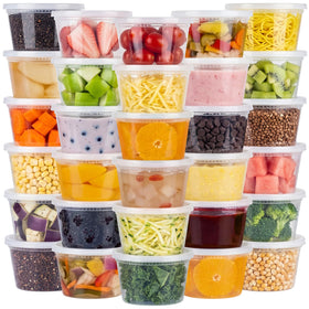 NESCCI 108-set deli containers with lids for organized meal prep