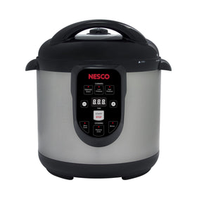 Nesco NPC-9 smart canner with digital display offers precise timer control.