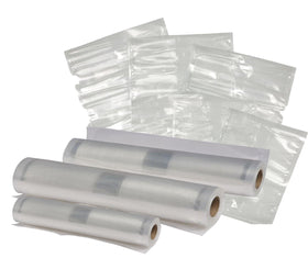 NESCO VS-07V quart vacuum bags preserve freshness and reduce freezer burn