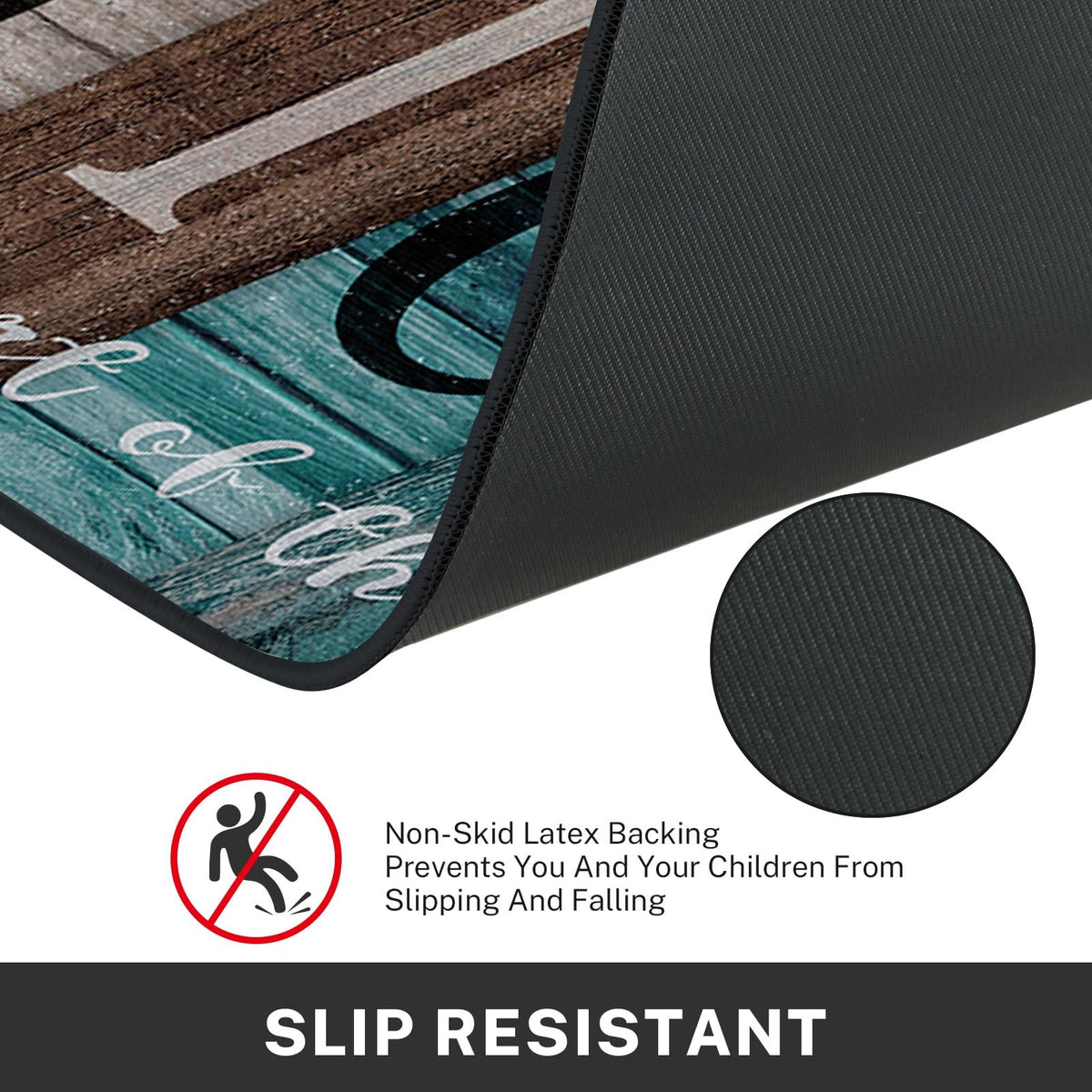 Nesphy Sweet Heart Home runner rug adds rustic charm to hallways