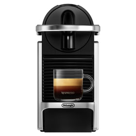 Nespresso Pixie 19-bar pump delivers consistent espresso quality.