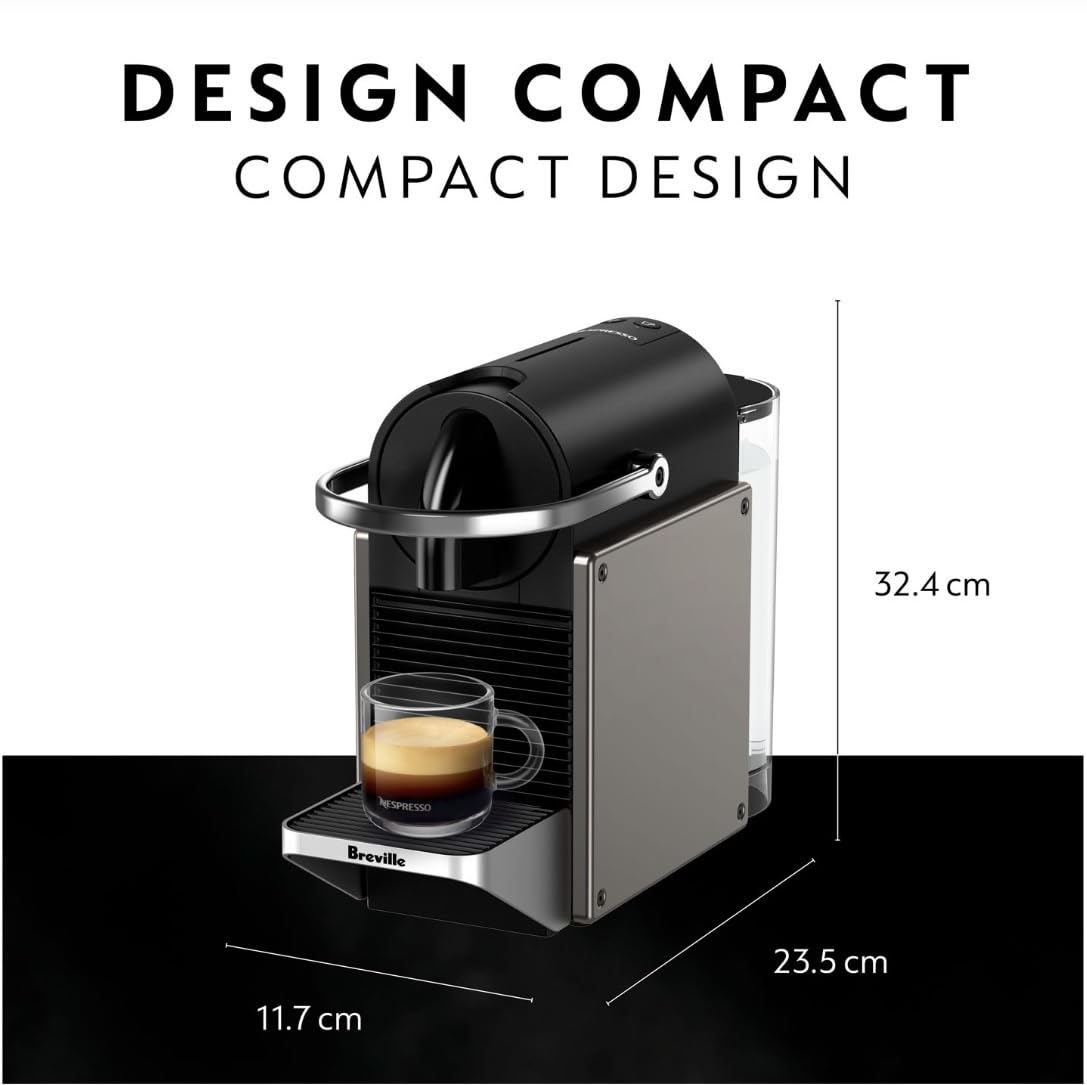 Compact 11 cm width design fits tight kitchen counters.