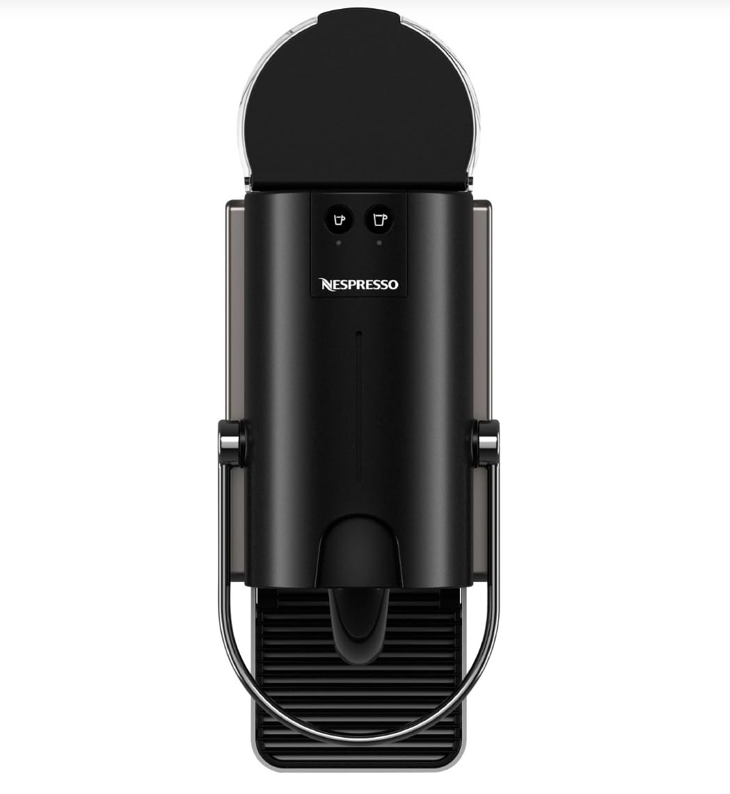 Backlit espresso button on Pixie enables easy use in any light.
