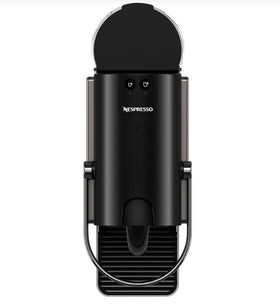 Backlit espresso button on Pixie enables easy use in any light.