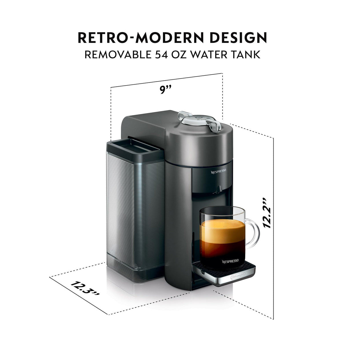 Nespresso Vertuo 5 oz espresso option for a bold daily shot