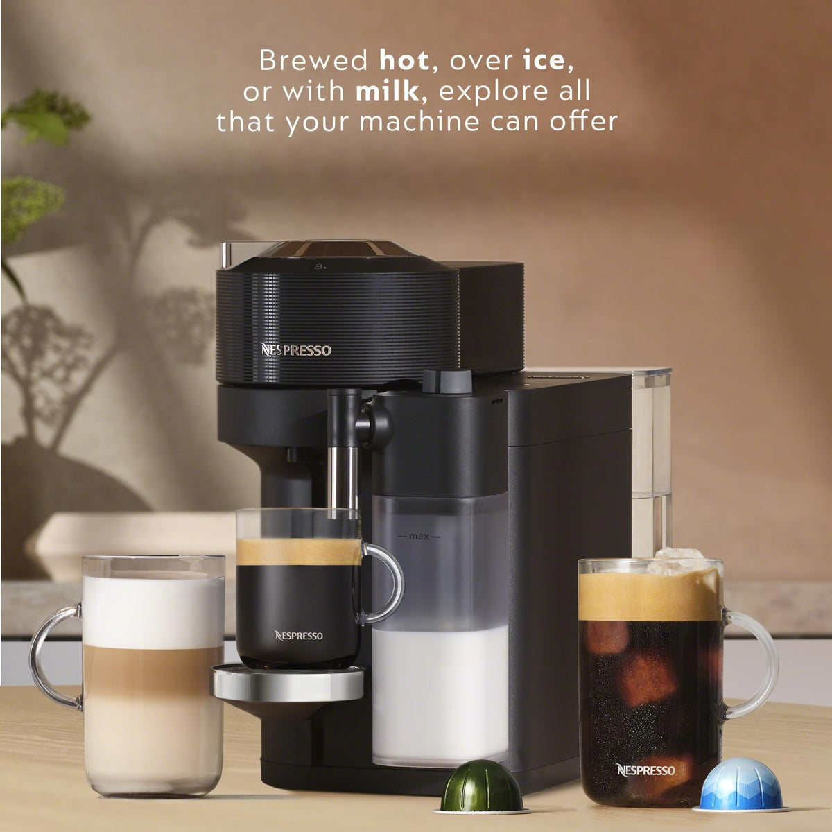 Nespresso Vertuo Lattissima starter pack included.