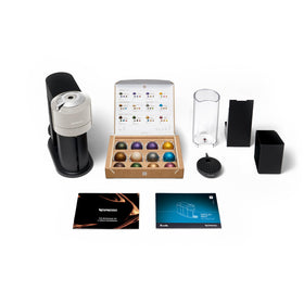 Nespresso Vertuo Next Bluetooth-enabled interface hints at easy setup and updates.