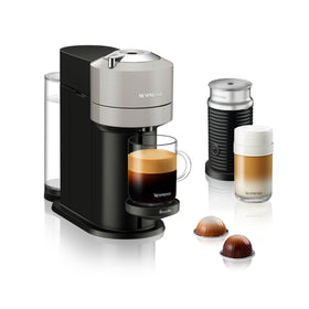 Nespresso Vertuo Next front view shows a compact machine ideal for small kitchens.