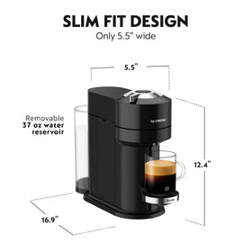 Nespresso Vertuo Next modern body design enhances kitchen style.