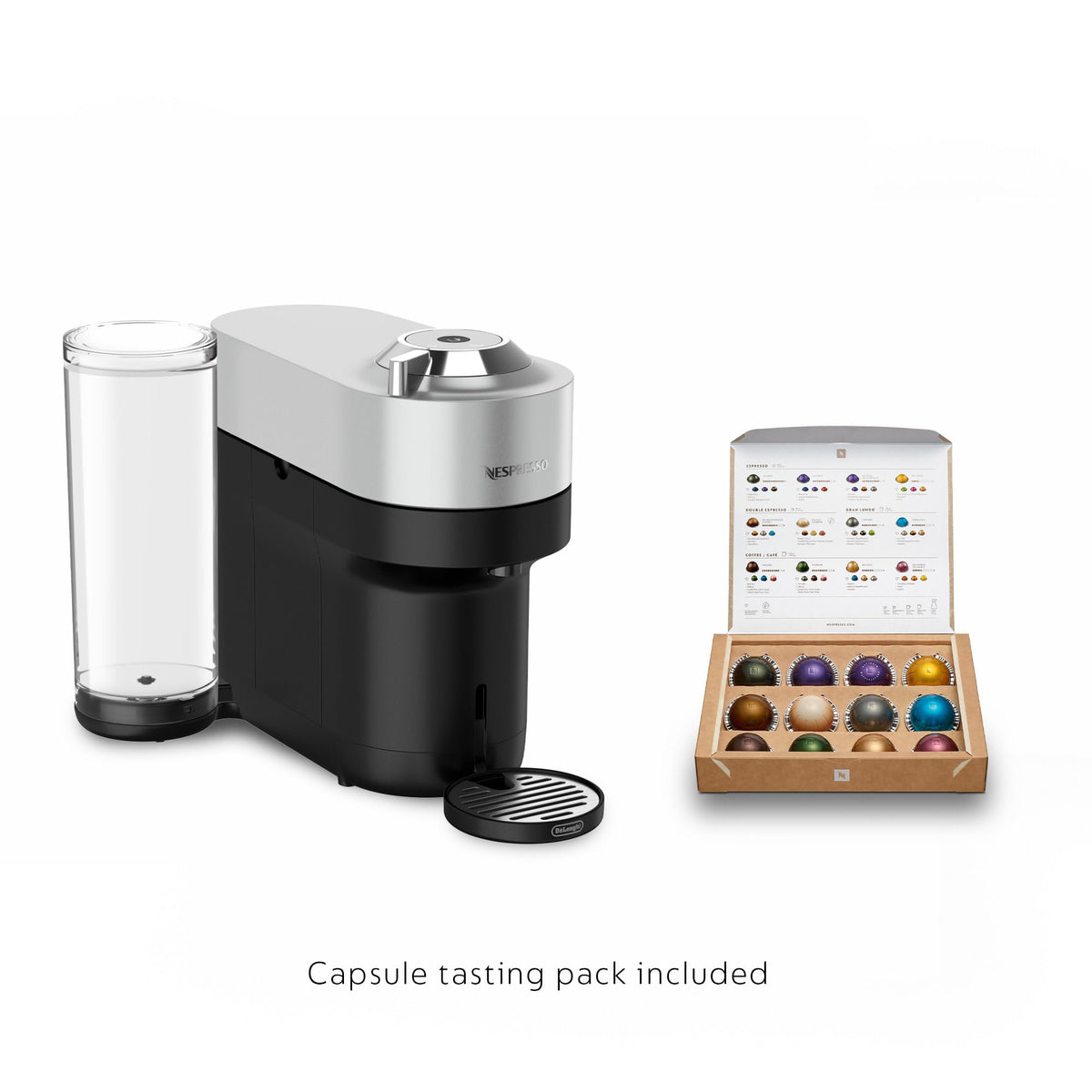 Nespresso Vertuo Pop+ Deluxe capsule extraction visual highlighting Centrifusion technology.