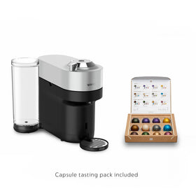 Nespresso Vertuo Pop+ Deluxe capsule extraction visual highlighting Centrifusion technology.