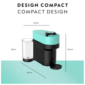 Nespresso Vertuo Pop+ compact design fits small spaces with style