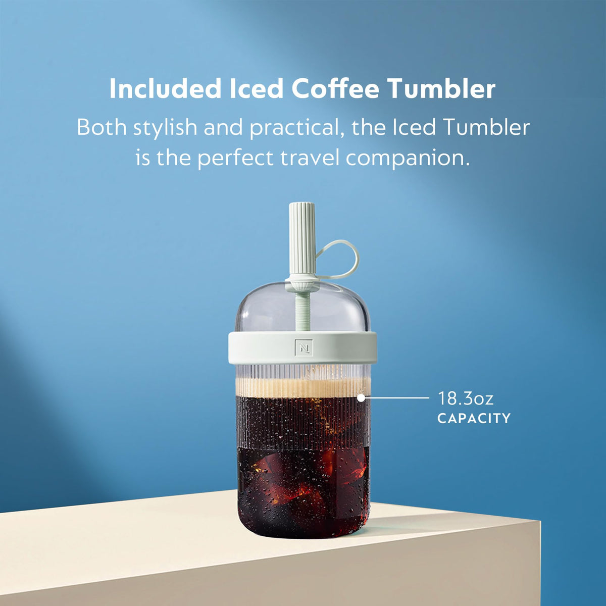 Descaling alert and adjustable drip tray on the Vertuo Pop+ simplify upkeep.