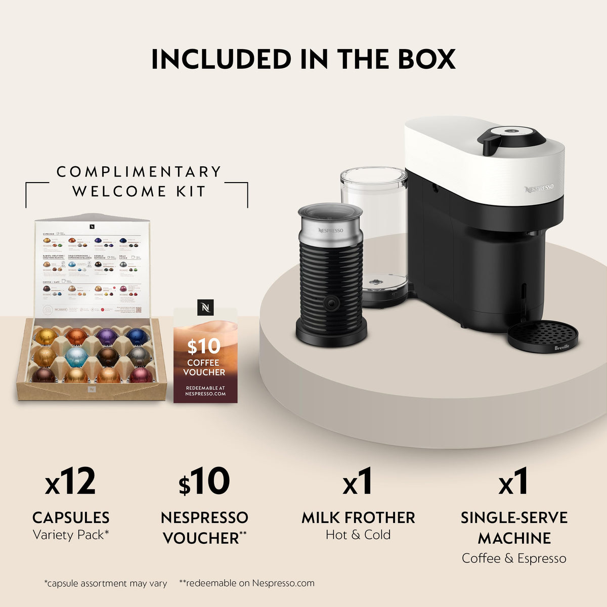 Nespresso Vertuo Pop+ one-touch interface, simplify your daily brew at a touch.