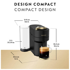 Nespresso Vertuo Pop+ one touch system for quick brewing