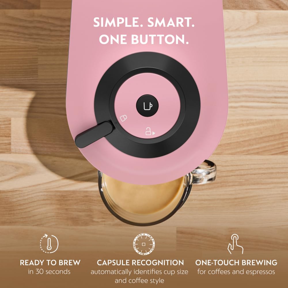 Nespresso Vertuo Pop+ reads pod codes for customized brews.