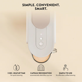 Nespresso Vertuo Up Aeroccino frother for hot or cold milk foam.