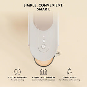 Nespresso Vertuo Up Coffee Creations button enables concentrated brew.