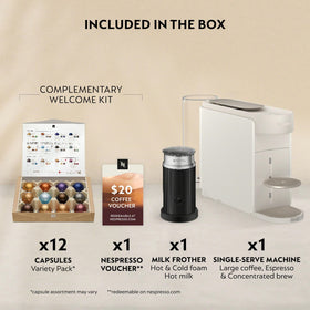 Nespresso Vertuo Up iced coffee use option with bold, refreshing flavor.