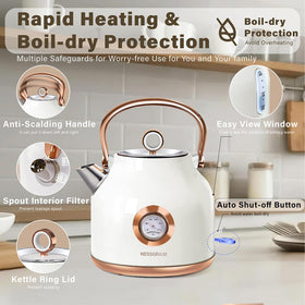 NESSGRAIM fast heating 1500W shortens wait times for hot drinks