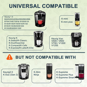 NESSUS compatible K-Cup for Keurig 1.0 models and easy brewing.