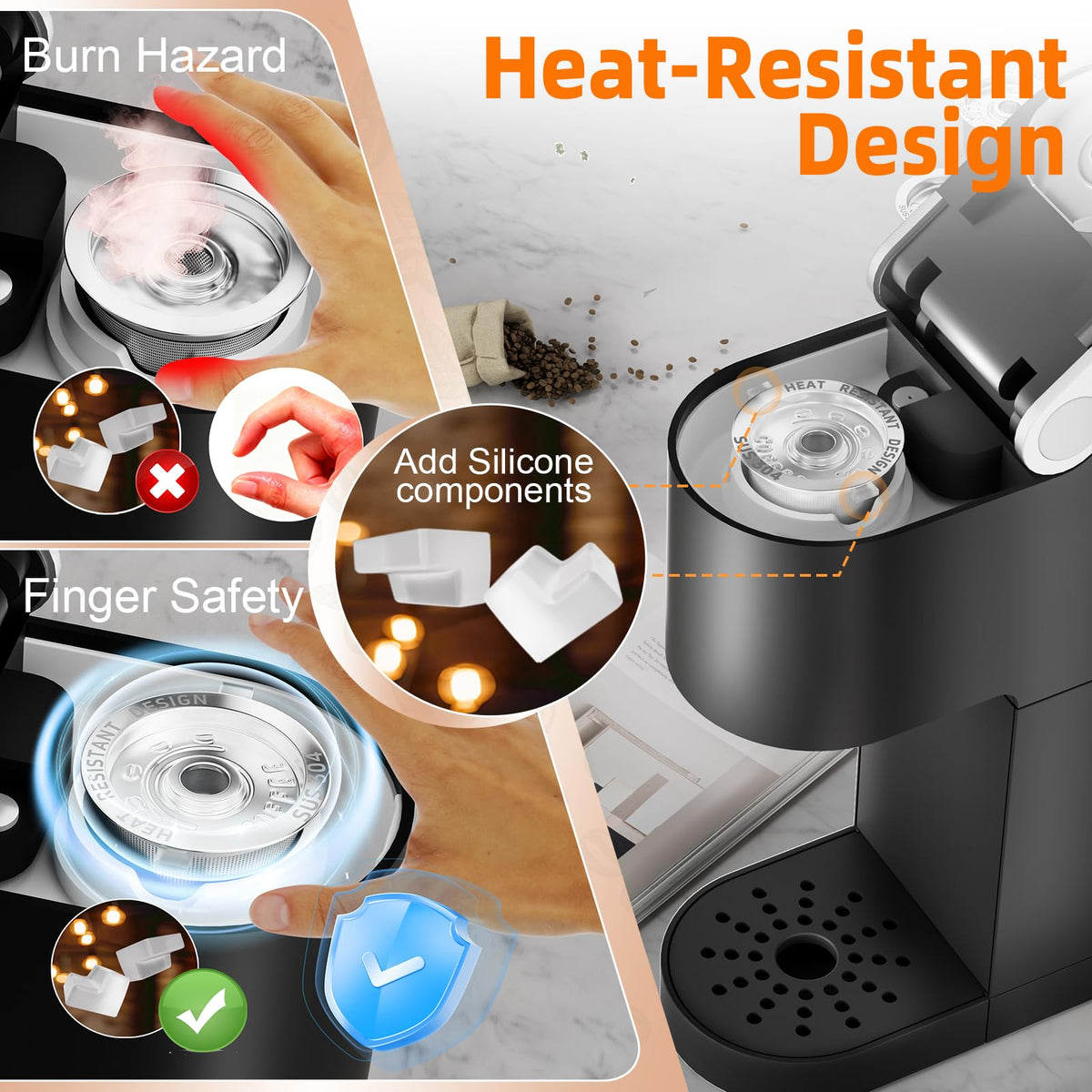 NESSUS eco-friendly design helps reduce plastic waste with every brew.