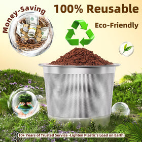 NESSUS reusable K-Cup with 10g capacity for customizable brews.