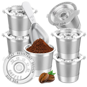 NESSUS reusable K Cup 6-pack brewing setup for versatile Keurig compatibility.
