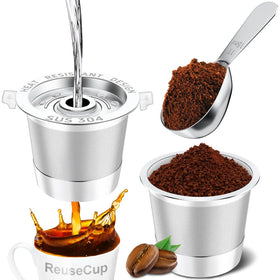 NESSUS reusable K-Cup stainless steel 1.0 brew for a richer extraction.