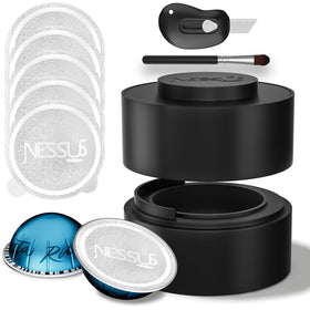 NESSUS Vertuo pods kit base supports stable refills for quick coffee prep