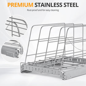 NestSprout anti-slip chains keep stored items secure while sliding.