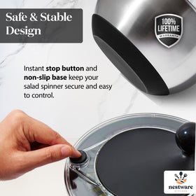 Nestware Kitchen dishwasher-safe parts simplify cleanup after prep