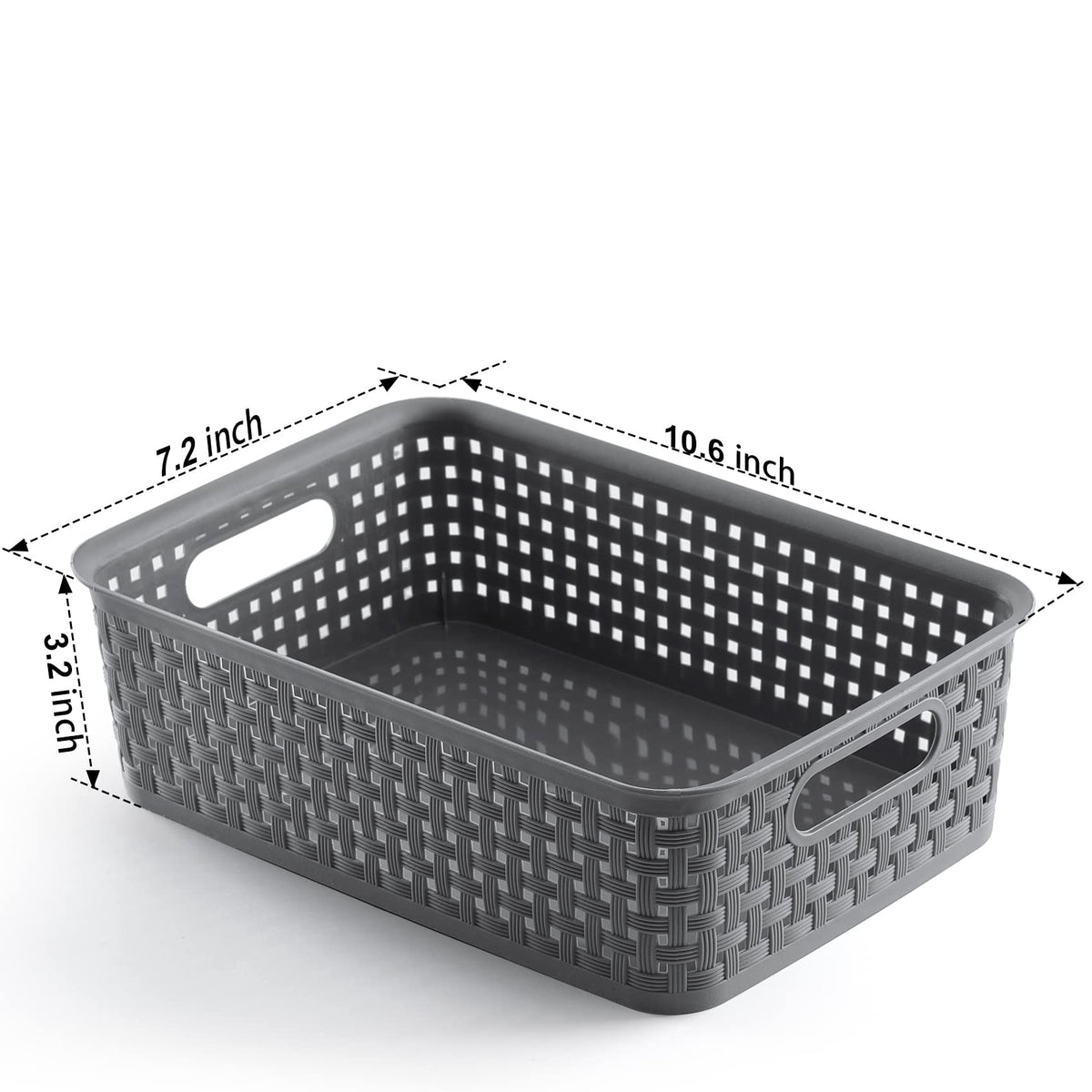 NETANY baskets on kitchen shelves keeping essentials neatly grouped