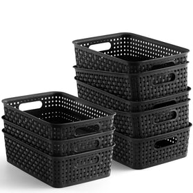 NETANY 8-pack baskets viewed from top ideal for counter decluttering