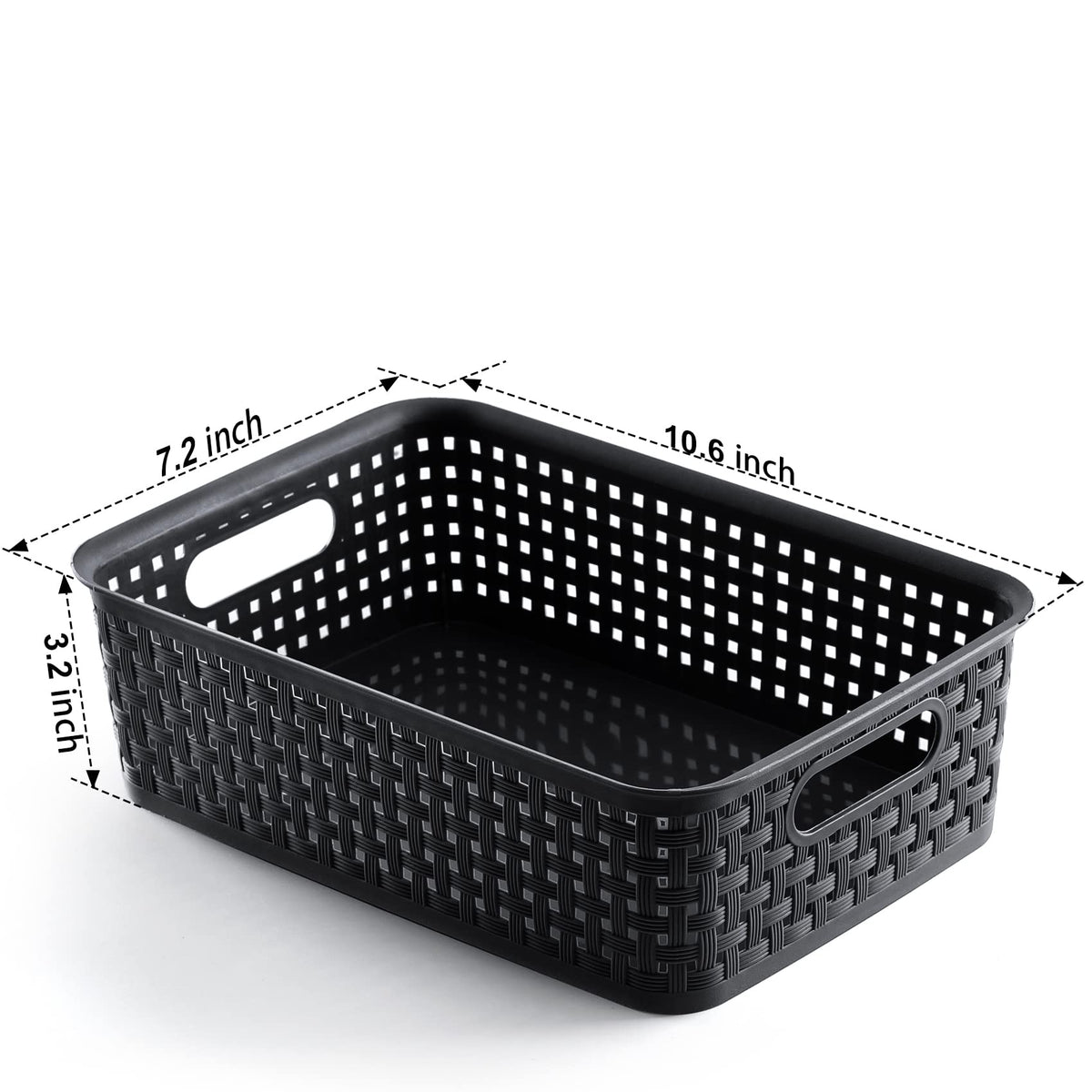 NETANY ventilated design baskets on pantry shelf promote airflow and organization